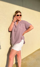 Load image into Gallery viewer, Summer Loving Gauze top in Lilac