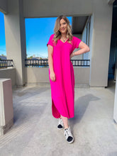 Load image into Gallery viewer, Short On Time Short Sleeve Maxi Dress