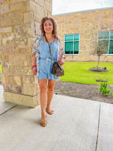 Load image into Gallery viewer, Light Denim Romper