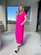 Load image into Gallery viewer, Short On Time Short Sleeve Maxi Dress