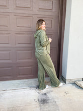 Load image into Gallery viewer, Let’s Get The Weekend Started Loop Terry Zip Up Hoodie Jacket with Pant set