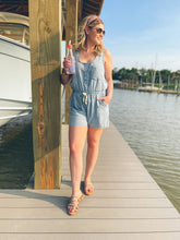 Load image into Gallery viewer, Light Denim Romper
