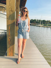 Load image into Gallery viewer, Light Denim Romper