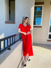 Load image into Gallery viewer, Short On Time Short Sleeve Maxi Dress