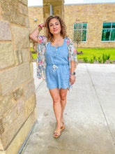 Load image into Gallery viewer, Light Denim Romper