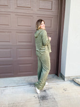 Load image into Gallery viewer, Let’s Get The Weekend Started Loop Terry Zip Up Hoodie Jacket with Pant set
