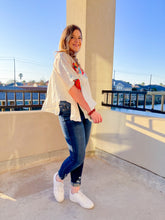 Load image into Gallery viewer, Señorita I Need A Margarita Floral Embroidery Top