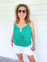 Load image into Gallery viewer, Sugar & Spice Polka Dot Surplice Tank