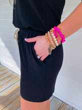 Load image into Gallery viewer, Summer Chic Black Romper