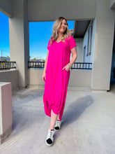 Load image into Gallery viewer, Short On Time Short Sleeve Maxi Dress