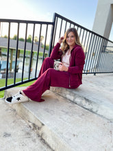 Load image into Gallery viewer, Let’s Get The Weekend Started Loop Terry Zip Up Hoodie Jacket with Pant set
