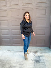 Load image into Gallery viewer, Charmer Satin Charmeuse Button Down Shirt