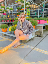 Load image into Gallery viewer, Hey Boo Charcoal Pumpkin Sweatshirt