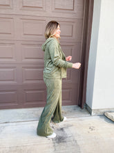 Load image into Gallery viewer, Let’s Get The Weekend Started Loop Terry Zip Up Hoodie Jacket with Pant set
