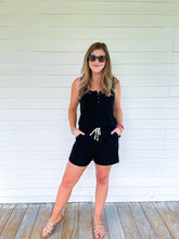 Load image into Gallery viewer, Summer Chic Black Romper