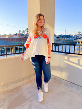 Load image into Gallery viewer, Señorita I Need A Margarita Floral Embroidery Top