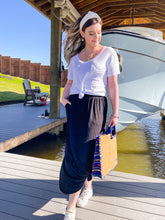 Load image into Gallery viewer, It’s A Good Thing Black Maxi Skirt