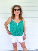 Load image into Gallery viewer, Sugar & Spice Polka Dot Surplice Tank