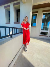 Load image into Gallery viewer, Short On Time Short Sleeve Maxi Dress