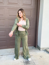 Load image into Gallery viewer, Let’s Get The Weekend Started Loop Terry Zip Up Hoodie Jacket with Pant set