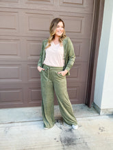 Load image into Gallery viewer, Let’s Get The Weekend Started Loop Terry Zip Up Hoodie Jacket with Pant set