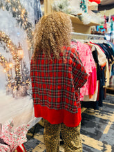 Load image into Gallery viewer, The Holly Jolly Plaid Sweatshirt
