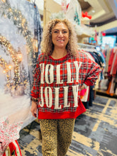 Load image into Gallery viewer, The Holly Jolly Plaid Sweatshirt