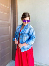 Load image into Gallery viewer, Pearl Denim Jacket
