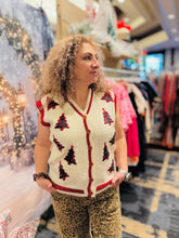 Load image into Gallery viewer, Holiday Sparkle Knit Sweater Vest