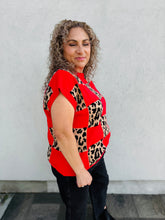 Load image into Gallery viewer, Rebel Heart Leopard Checkered Sweater Vest