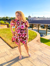 Load image into Gallery viewer, A Little Bit Fancy Floral Midi Dress