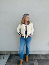Load image into Gallery viewer, Nantucket Nights Cable Knit Cardigan Sweater