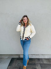 Load image into Gallery viewer, Nantucket Nights Cable Knit Cardigan Sweater