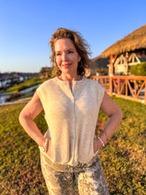 Load image into Gallery viewer, Made For Slow Days Sleeveless Button-Up Sweater Vest In Oatmeal