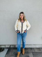 Load image into Gallery viewer, Nantucket Nights Cable Knit Cardigan Sweater