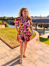 Load image into Gallery viewer, A Little Bit Fancy Floral Midi Dress