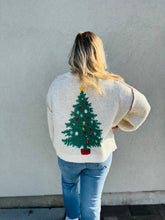 Load image into Gallery viewer, Evergreen Dreams Christmas Tree Cozy Sweater Cardigan