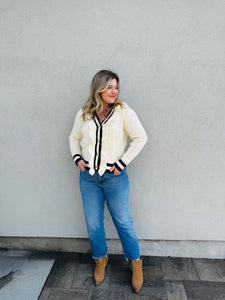 Nantucket Nights Cable Knit Cardigan Sweater