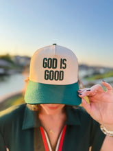 Load image into Gallery viewer, God Is Good Green Hat
