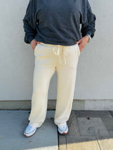 Load image into Gallery viewer, The Lounge Luxe Double Knit High-waist Wide-leg Sweatpants