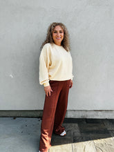 Load image into Gallery viewer, The Coco Cloud Double Knit High-waist Pintuck Wide Leg Pants