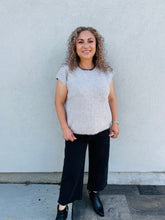 Load image into Gallery viewer, Margot Ribbon Tie back Knit Sleeveless Sweater Vest