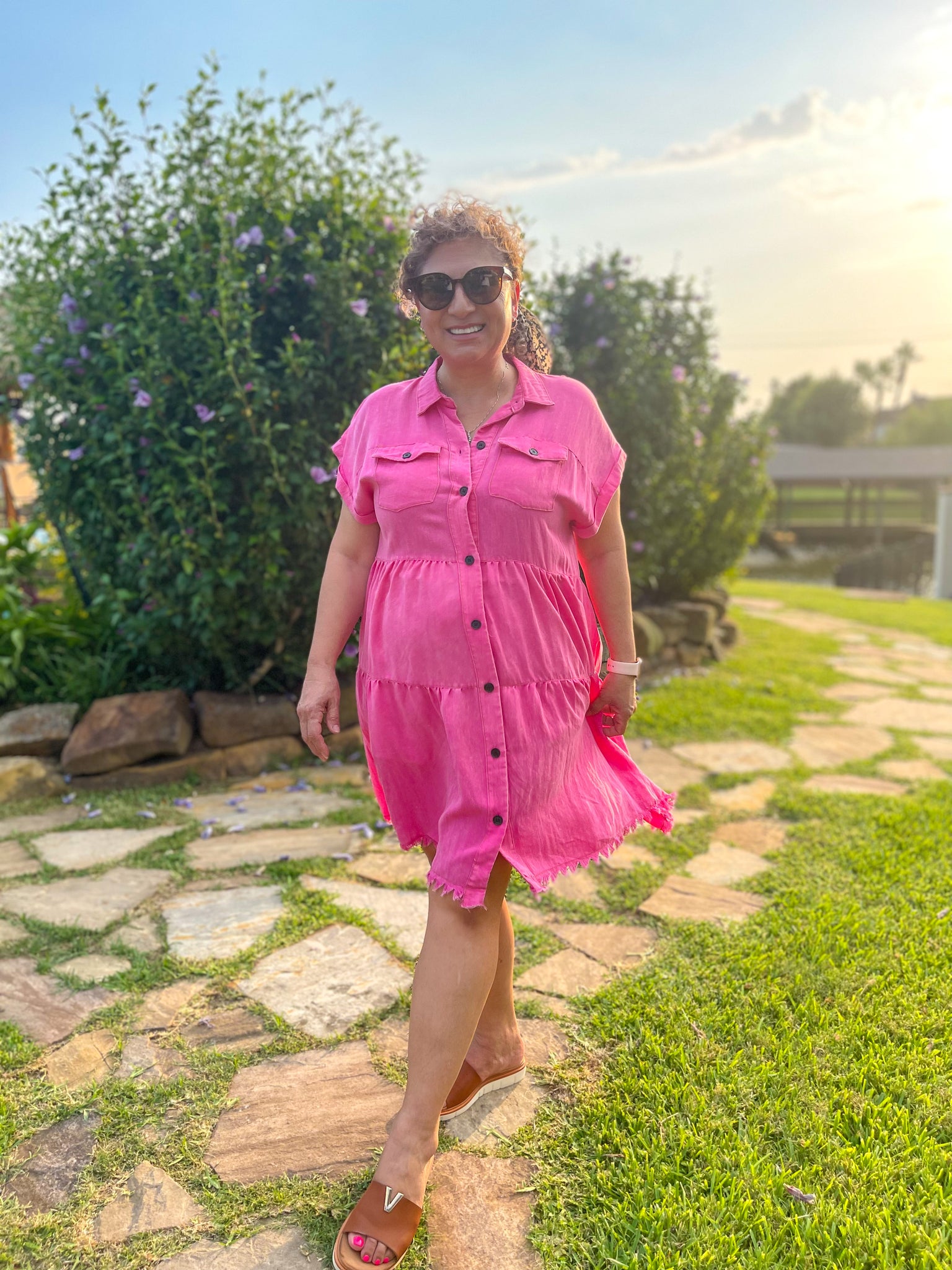 shocking pink lawn dress 3PC Shocking Pink Unstitched Lawn