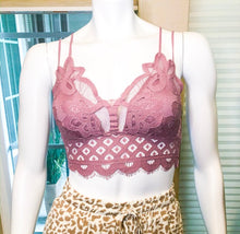Load image into Gallery viewer, Rosie Bralette Smocked Stretchy back