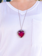 Load image into Gallery viewer, Heart On My Sleeve Heart Pendant