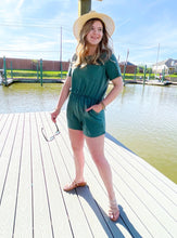 Load image into Gallery viewer, It’s All About You Teal Romper