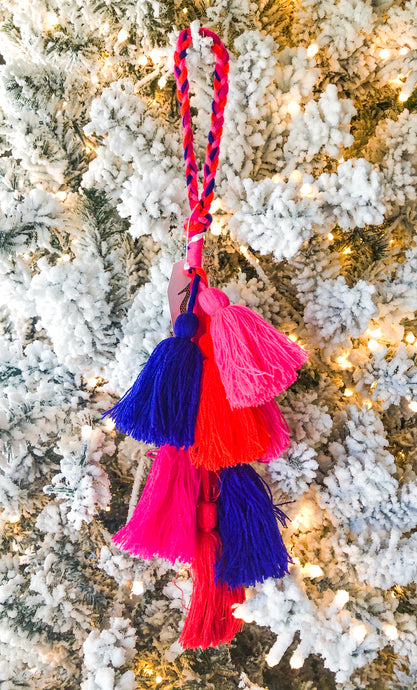 Layered Tassel Pom