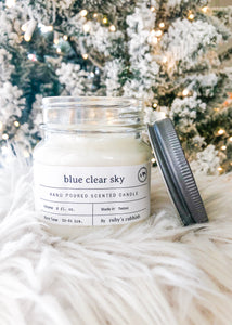 Blue Clear Sky Candle