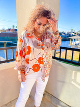 Load image into Gallery viewer, Spring Is Blooming Floral Button Down Top