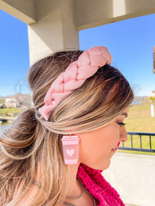 You Had Me At Rosé Pink Braided Headband